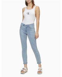 calvin klein bodysuit white