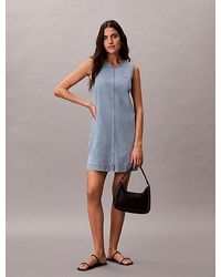 Calvin Klein - Jeans Denim Shift Dress - Lyst