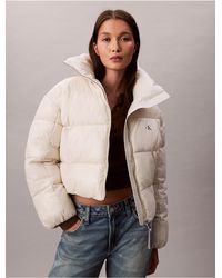 Calvin Klein - Calvin Klein Shine Puffer Jacket - Lyst