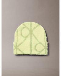 Calvin Klein - Warm Wool Blend Logo Beanie - Lyst