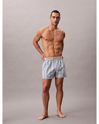 Calvin Klein - Cotton Poplin Boxers - Lyst