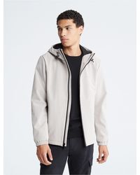 Calvin Klein - Hooded Stretch Jacket - Lyst