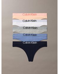 Calvin Klein - 5 Pack Thongs - Lyst