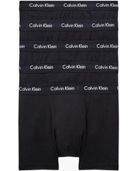 Calvin Klein - 5 Pack Trunks - Cotton Stretch - Lyst
