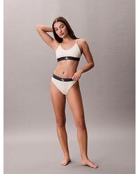 Calvin Klein - Slip Met Hoge Taille - Lyst