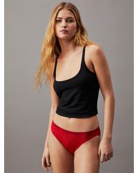 Calvin Klein - 3 Pack Lace Brazilian, Thong And Bikini Briefs - Lyst