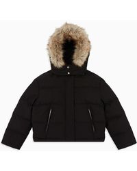 Calvin Klein Canvas Pufferjack - Zwart