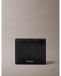 Calvin Klein - Full Grain Leather Rfid Billfold Wallet - Lyst