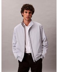 Calvin Klein - Padded Zip Mock Neck Jacket - Lyst