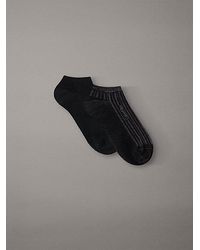 Calvin Klein - 2Er-Pack Weiche, Gestreifte Sneaker-Socken Aus Weichem Stretch - Lyst