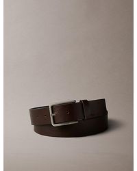 Calvin Klein - Riem Van Volnerf-Leer - Lyst