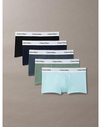 Calvin Klein - 5 Pack Low Rise Trunks - Lyst