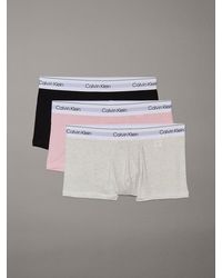 Calvin Klein - 3 Pack Low Rise Trunks - Lyst
