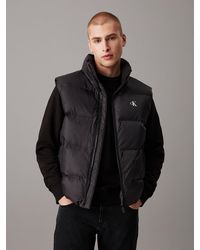 Calvin Klein - Down Puffer Gilet - Lyst