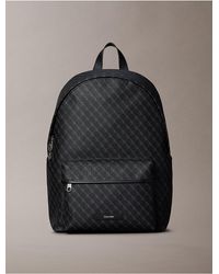 Calvin Klein - Textured Monogram Backpack - Lyst