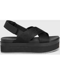 Calvin Klein - Platform Sandals - Lyst