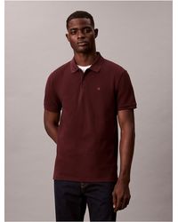 Calvin Klein - Calvin Klein Cotton Pique Classic Polo Shirt - Lyst
