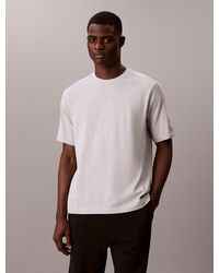 Calvin Klein - Performance Cotton Blend Gym T-Shirt - Lyst