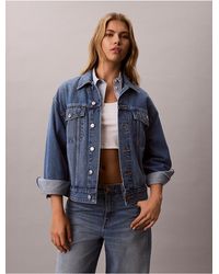 Calvin Klein - Calvin Klein Relaxed Denim Jacket - Lyst
