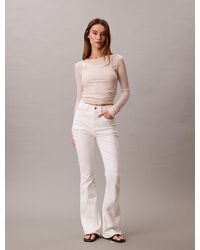Calvin Klein - Jean High Rise Flared - Lyst