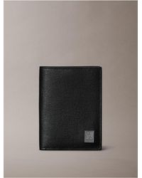 Calvin Klein - Emblem Logo Hardware Coin Wallet - Lyst