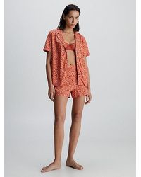 Calvin Klein - Shorts-Pyjama-Set - Lyst