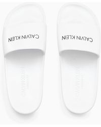 Calvin Klein Chanclas infantiles - Blanco