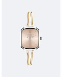 Calvin Klein - Brushed Dial Bangle Watch - Lyst