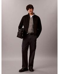 Calvin Klein - Jeans Relaxed Cotton Twill Cargo Trousers - Lyst