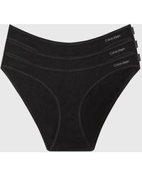 Calvin Klein - 3 Pack Bikini Briefs - Ideal Cotton - Lyst