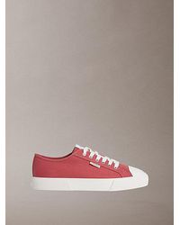 Calvin Klein - Ck Leo Canvas Logo Trainers - Lyst