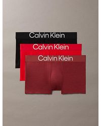 Calvin Klein - 3 Pack Trunks Ultra Soft Cotton Lyocell - Lyst