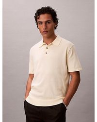 Calvin Klein - Supima Cotton Knit Polo Shirt - Lyst