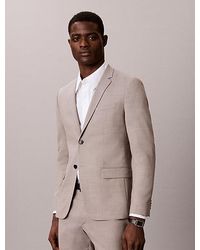Calvin Klein - Wool Slim Blazer - Lyst