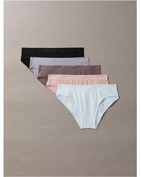 Calvin Klein - Bonded Flex Seamless 5-Pack Bikini - Lyst