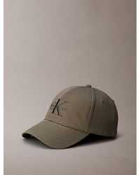 Calvin Klein - Embroidered Monogram Logo Twill Cap - Lyst