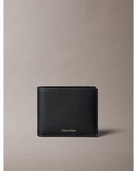 Calvin Klein - Leather Bifold Wallet - Lyst