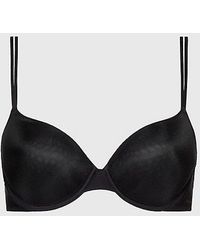 Calvin Klein - T-shirt Bra - Sheer Marquisette - - Black - Women - EU 65/C - Lyst