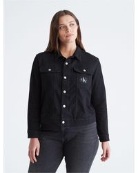 Calvin Klein Plus Size Denim Jacket & Modern Pants - Macy's