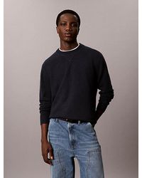 Calvin Klein - Jeans Merino Wool Crew Neck Jumper - Lyst