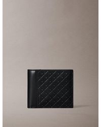 Calvin Klein - Allover Emblem Logo Bifold Wallet With Coin Pouch - Lyst