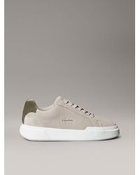 Calvin Klein - Suede Durable Traction Chunky Trainers - Lyst