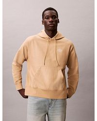 Calvin Klein - Jeans Fleece Logo Graphic Hoodie - Lyst