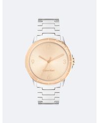 Calvin Klein - Linear Dial Link Bracelet Watch - Lyst