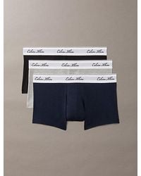 Calvin Klein - 3 Pack Low Rise Trunks Icon Cotton Stretch - Lyst