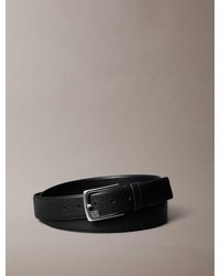 Calvin Klein - Cintura Con Fibbia Con Monogramma Incorniciato - Lyst