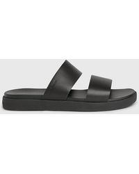 Calvin Klein - Leather Sandals - Lyst