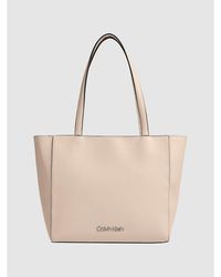 Calvin Klein Bolso tote peque�o - Neutro
