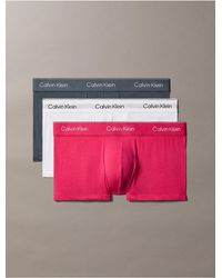 Calvin Klein - 3 Pack Low Rise Trunks - Lyst