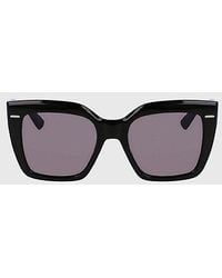 Calvin Klein - Rechteckige Sonnenbrille CK23508S - Lyst